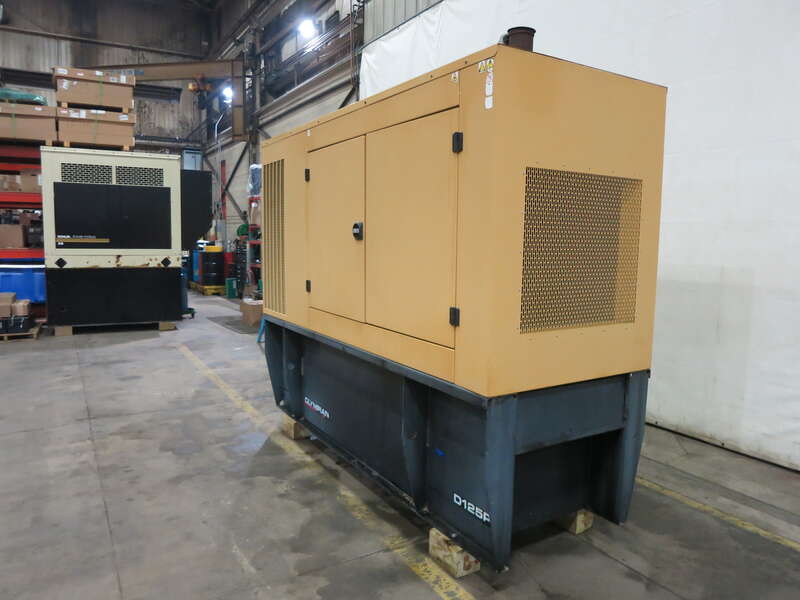 Used Caterpillar Olympian D125P2 Diesel Generator, 674 Hrs