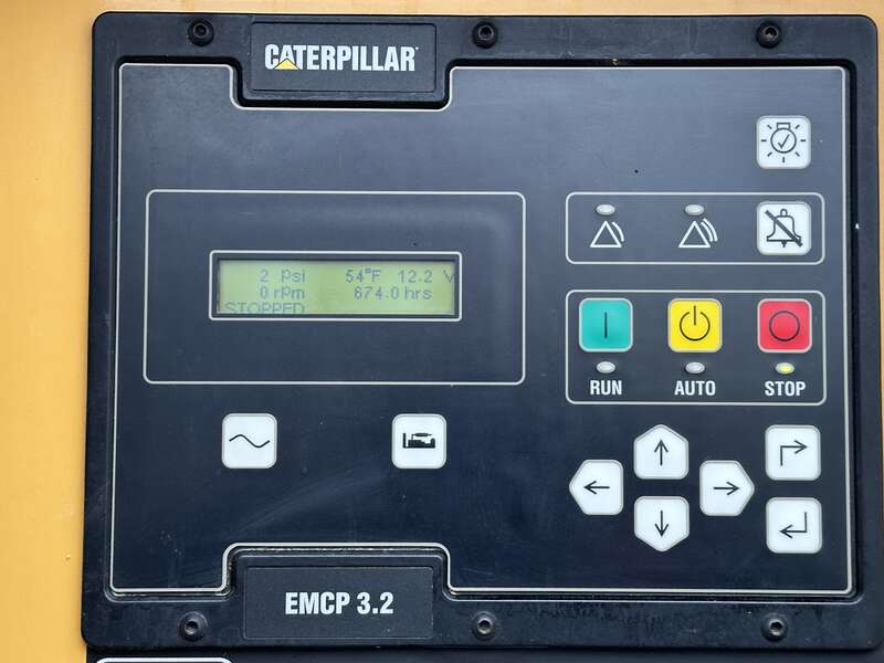 Used Caterpillar Olympian D125P2 Diesel Generator, 674 Hrs