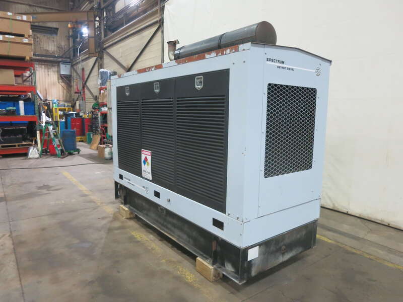 Used Detroit Diesel 180DSEJ Diesel Generator 393 Hrs