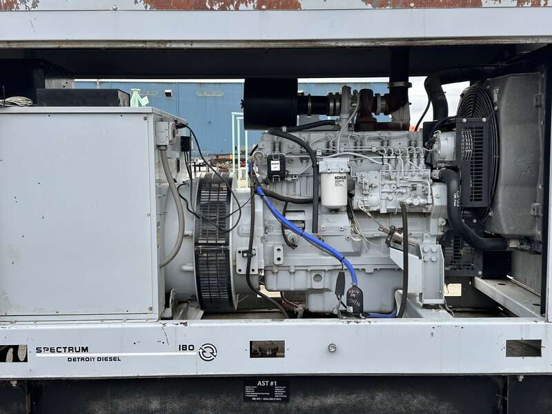 Used Detroit Diesel 180DSEJ Diesel Generator 393 Hrs