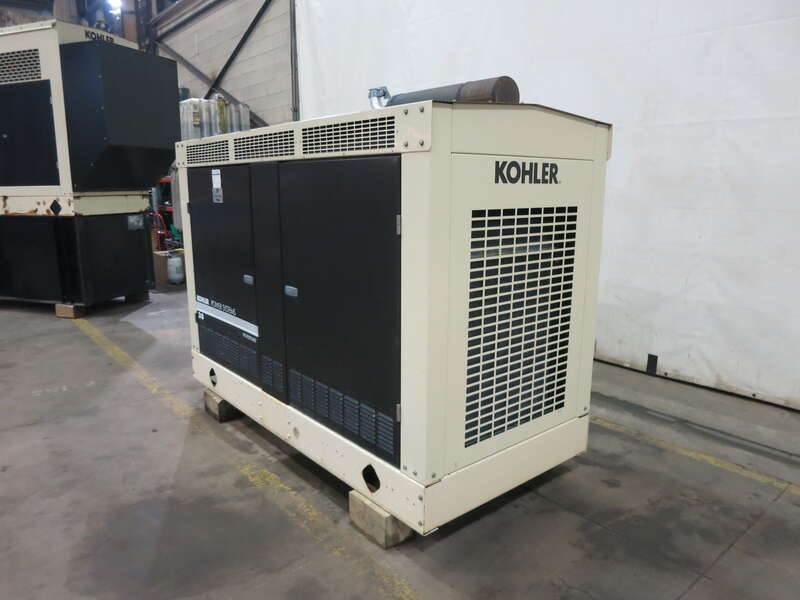 Used Kohler 30RZG Natural Gas / Propane Generator, 467 Hrs Single Phase