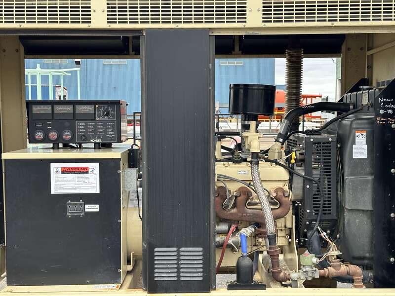 Used Kohler 30RZG Natural Gas / Propane Generator, 467 Hrs Single Phase