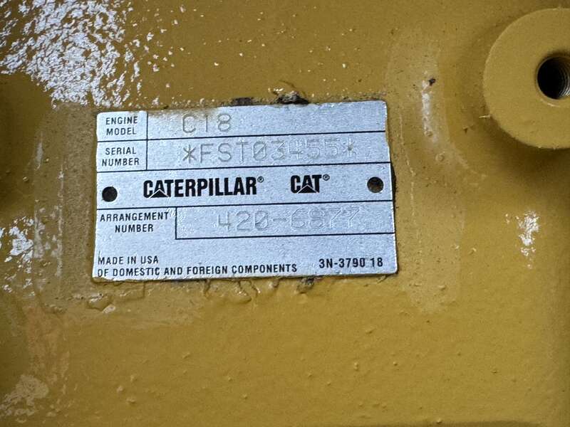 New Caterpillar C18 Diesel Generator 0 Hrs EPA Tier 2