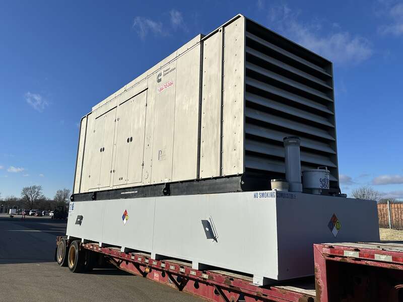 Used Cummins DQFAA QST30-G5 NR2 Diesel Generator, 792 Hrs, EPA Tier 2