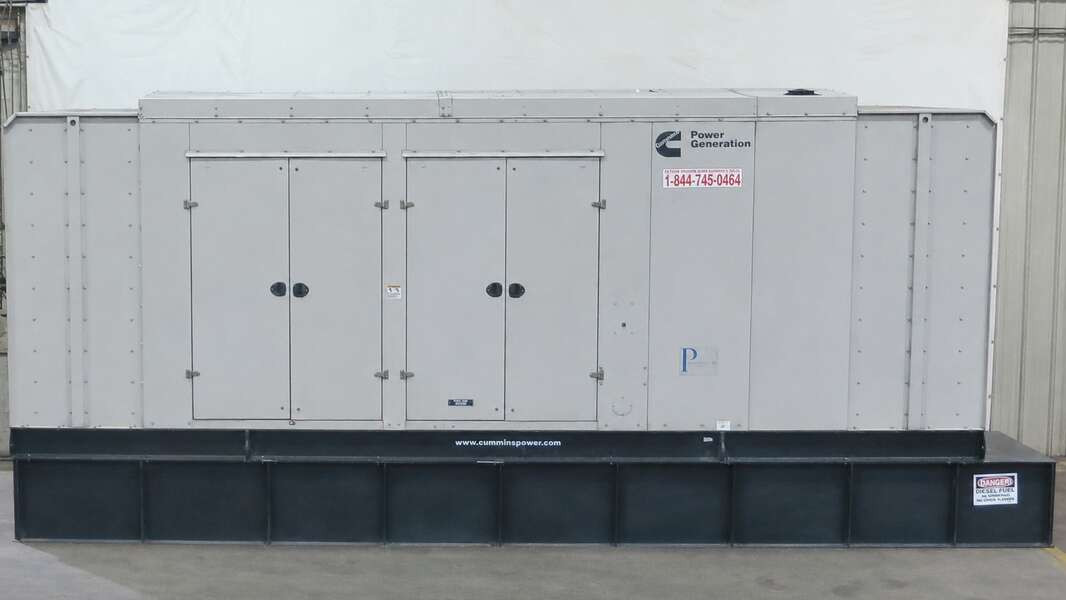 Used Cummins DQFAA QST30-G5 NR2 Diesel Generator, 792 Hrs, EPA Tier 2                            