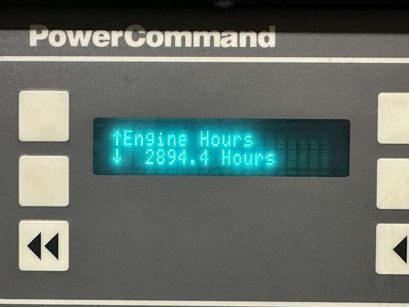 Used Cummins DSHAA QSL9-G2 Diesel Generator, 2895 hrs, EPA Tier 3