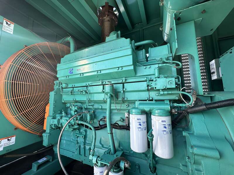 Used Cummins DFED KTA19-G4 Diesel Generator, 711 Hrs