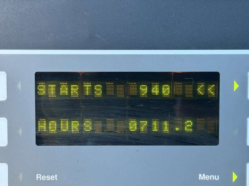 Used Cummins DFED KTA19-G4 Diesel Generator, 711 Hrs