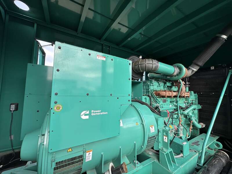 Used Cummins DQCB QSK23-G7 NR2 Diesel Generator, 505 Hrs, EPA Tier 2