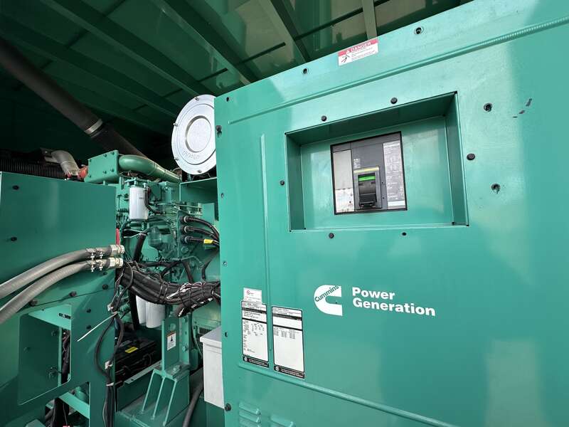Used Cummins DQCB QSK23-G7 NR2 Diesel Generator, 505 Hrs, EPA Tier 2