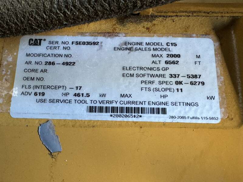 Used Caterpillar C15 Diesel Generator 234 Hrs EPA Tier 2  