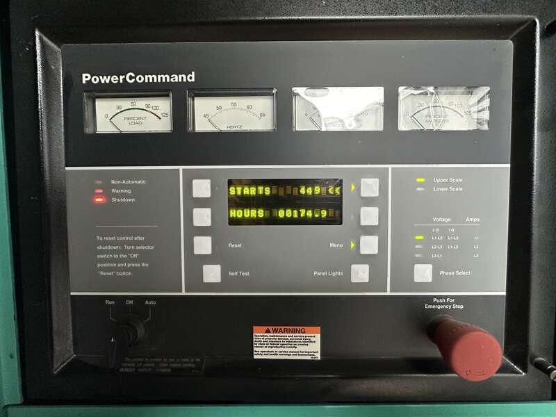 Used Cummins DFED KTA19-G4 Diesel Generator, 175 Hrs