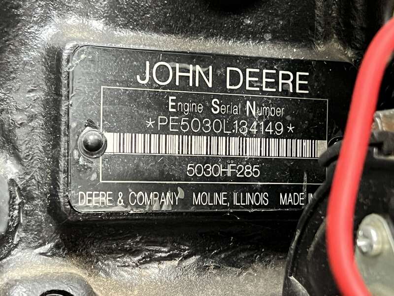 Used Kohler 60REOZJD John Deere 4045HF285 Diesel Generator, 324 Hrs, EPA Tier 3