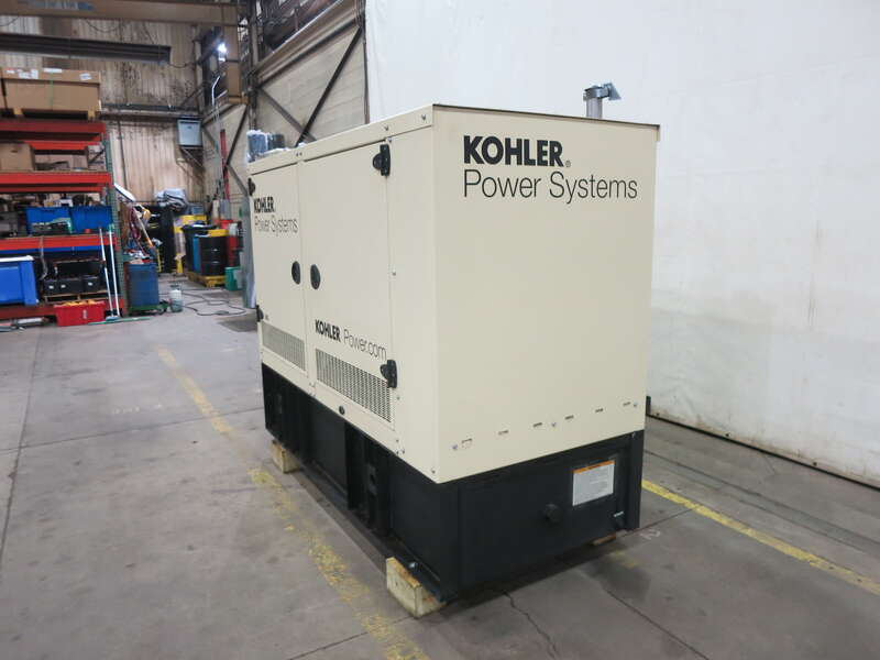 Used Kohler 60REOZJD John Deere 4045HF285 Diesel Generator, 324 Hrs, EPA Tier 3