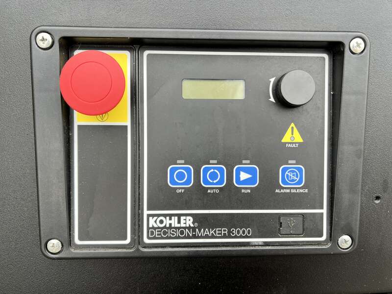 Used Kohler 60REOZJD John Deere 4045HF285 Diesel Generator, 324 Hrs, EPA Tier 3