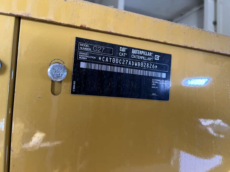 Used Caterpillar C27 Diesel Generator 263 Hrs EPA Tier 2