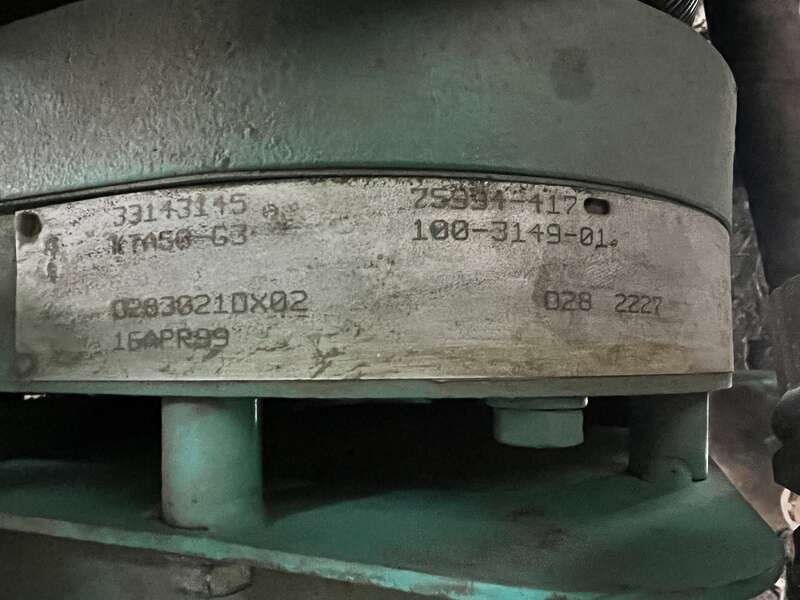 Used Cummins DFLC KTA50-G3 Diesel Generator, 757 Hrs