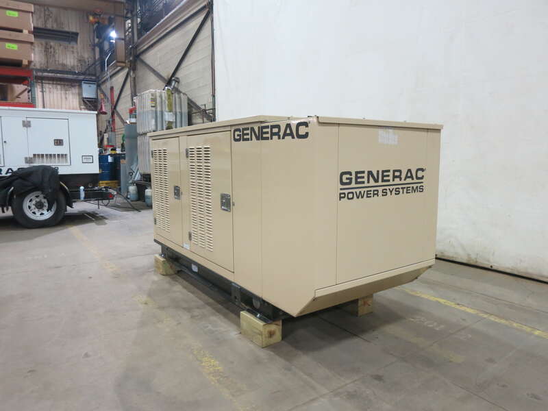 Used Generac SG040 LP Gas Generator, 64 Hrs Single Phase