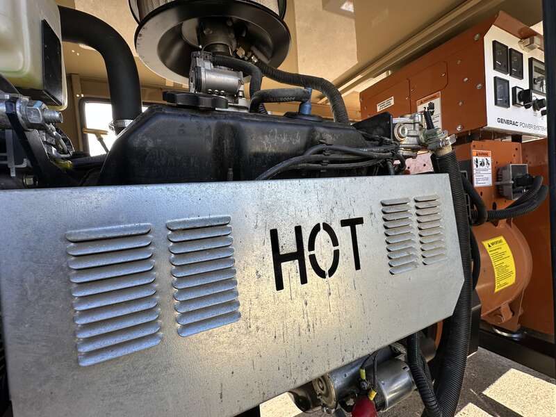 Used Generac SG040 LP Gas Generator, 64 Hrs Single Phase