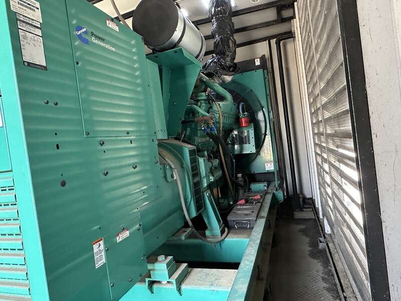 Used Cummins DFGB VTA28-G5 Diesel Generator, 63 Hrs