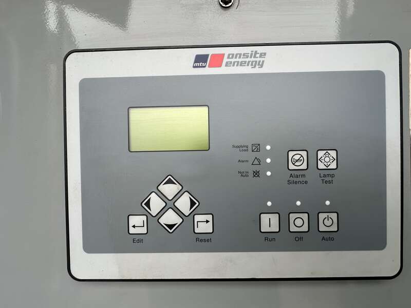 Used MTU DS550 12V1600G10S Diesel Generator 119 Hrs EPA Tier 2