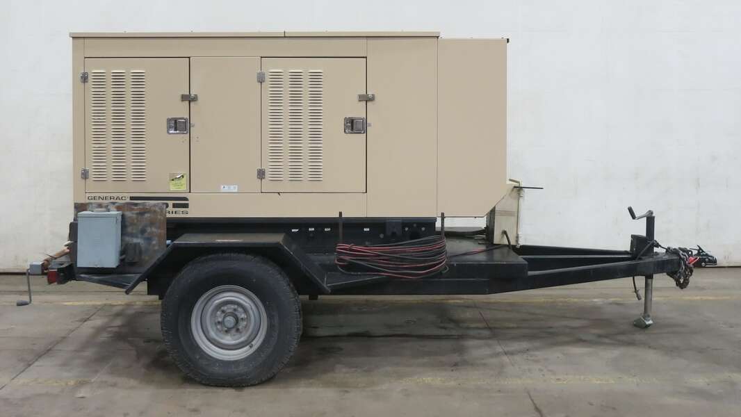 Used Generac SD060 Rental Grade Diesel Generator 8.6 Hrs