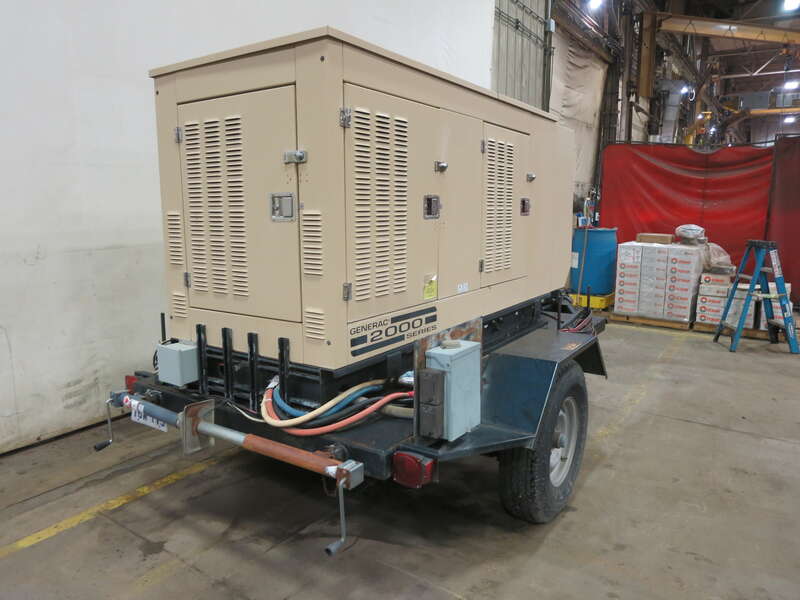 Used Generac SD060 Rental Grade Diesel Generator 8.6 Hrs