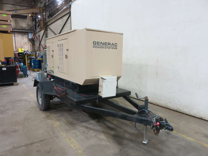 Used Generac SD060 Rental Grade Diesel Generator 8.6 Hrs