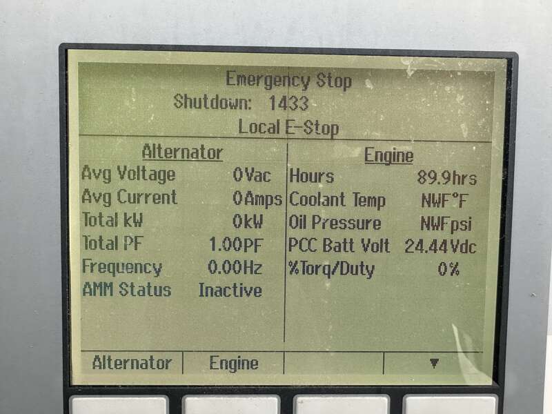 Used Cummins DFEJ QSX15-G9 NR2 Diesel Generator 91 Hrs EPA Tier 2