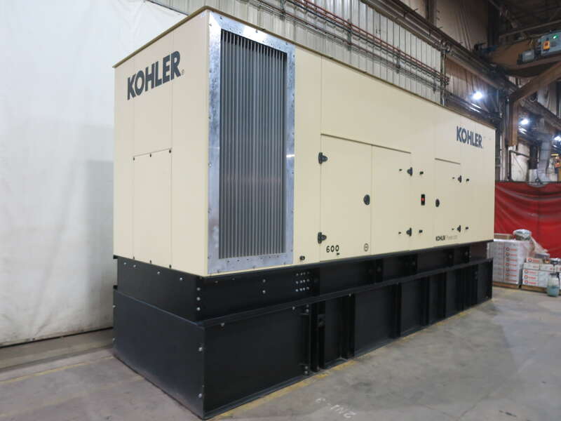 New Kohler 600REOZVB TWD16444GE Diesel Generator, 3 Hrs, EPA Tier 2