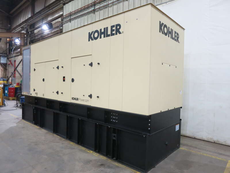 New Kohler 600REOZVB TWD16444GE Diesel Generator, 3 Hrs, EPA Tier 2