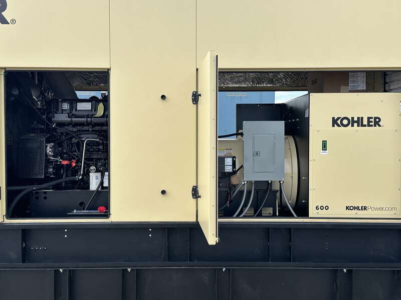New Kohler 600REOZVB TWD16444GE Diesel Generator, 3 Hrs, EPA Tier 2