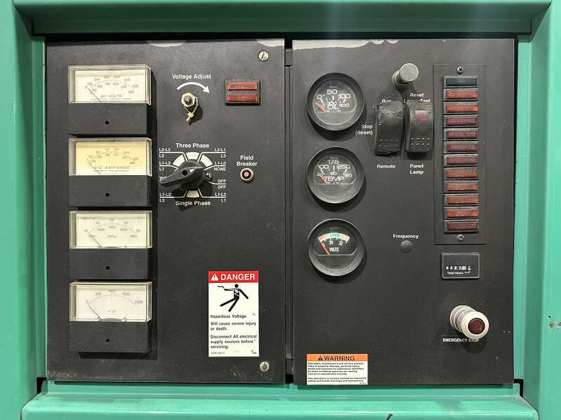 Used Cummins DFLE KTA50-G9 Diesel Generator, 229 Hrs