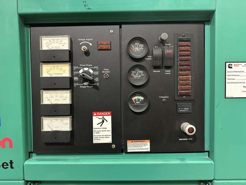 Used Cummins DFLE KTA50-G9 Diesel Generator, 224 Hrs