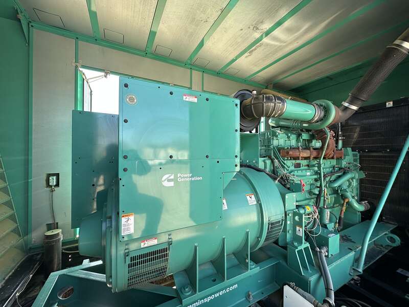 Used Cummins DQCA QSK23-G7 Diesel Generator, 685 Hrs, EPA Tier 2