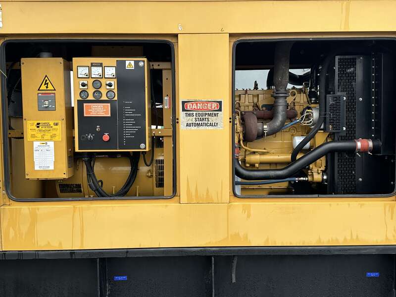 Used Caterpillar D200P4 Diesel Generator, 741 Hrs