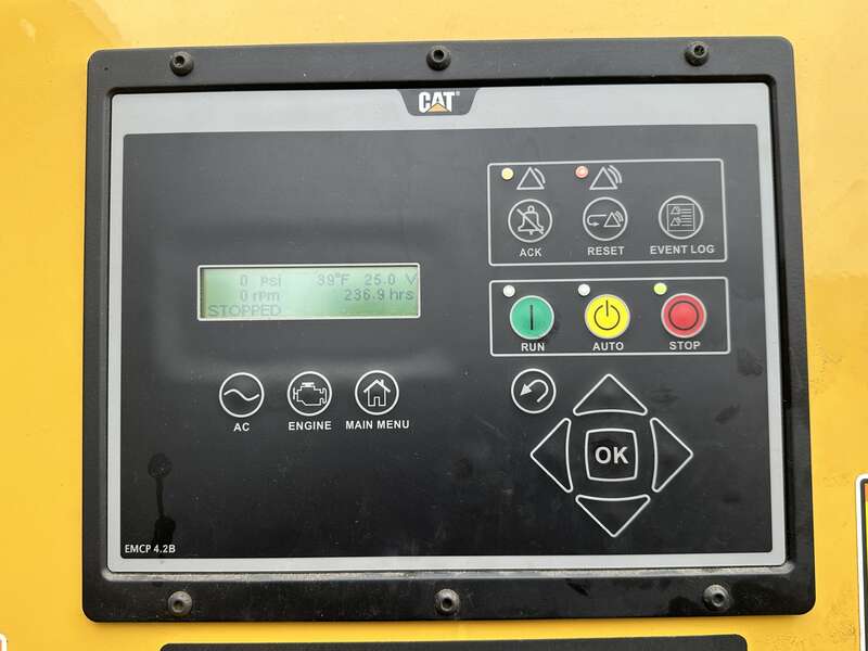 Used Caterpillar C13 Diesel Generator 236 Hrs EPA Tier 3