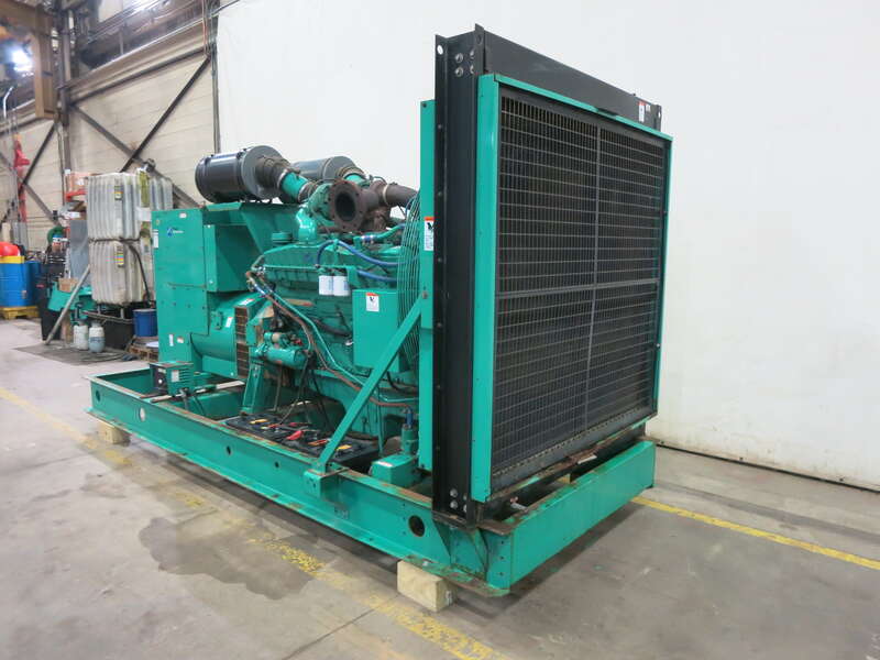 Used Cummins DFGB VTA28-G5 Diesel Generator, 278 Hrs