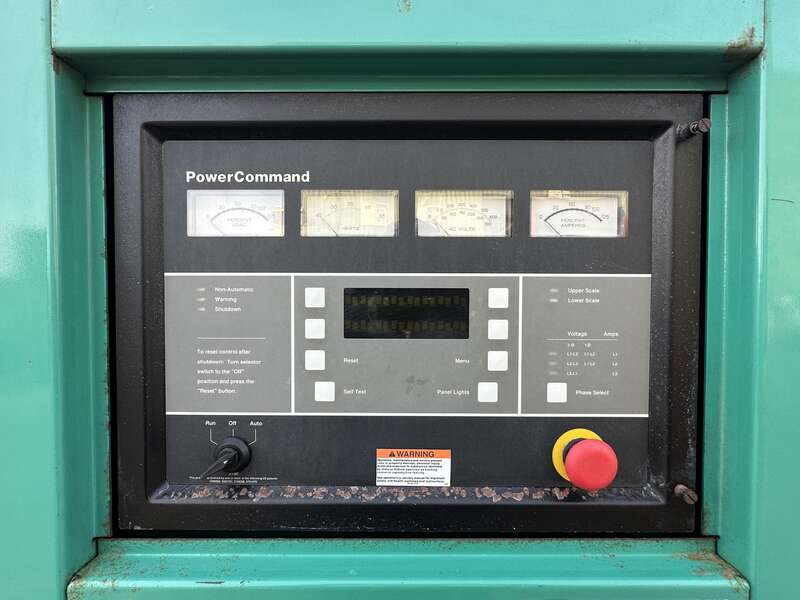 Used Cummins DFGB VTA28-G5 Diesel Generator, 278 Hrs