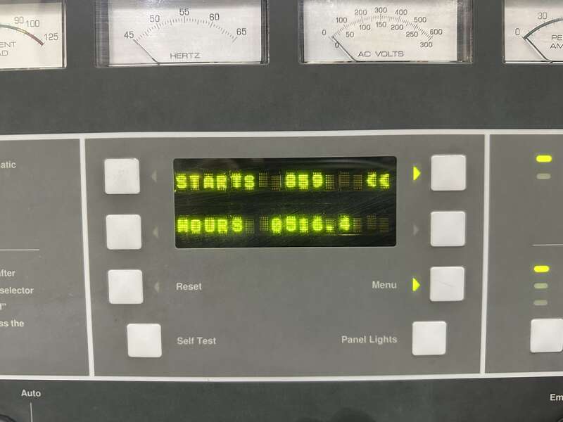 Used Cummins DFAC LTA10-G1 Diesel Generator, 517 Hrs