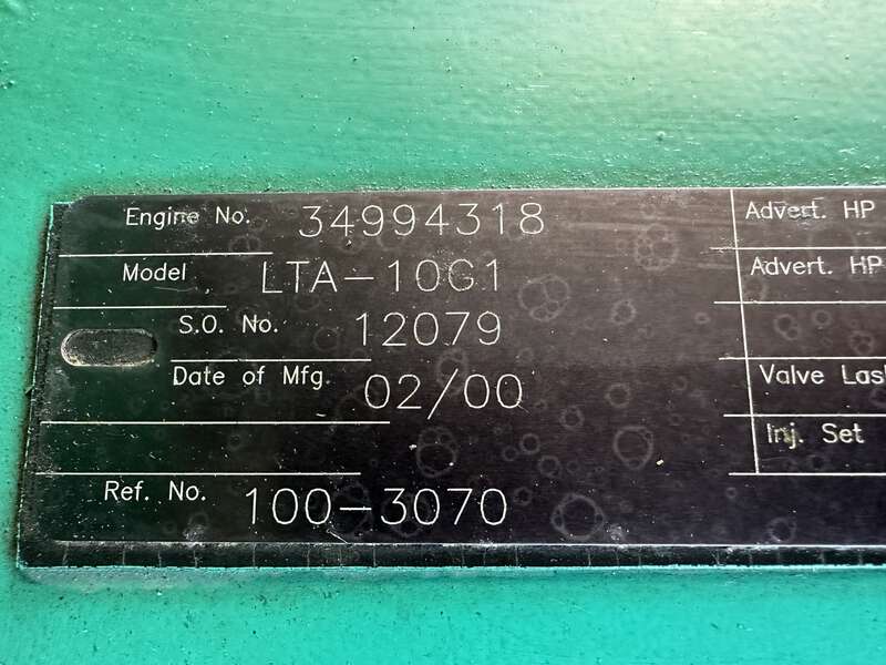 Used Cummins DFAB Diesel Generator, 330 Hrs