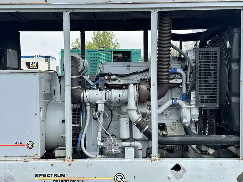 Used Detroit Diesel Spectrum 275GS Natural Gas Generator, 270 Hrs