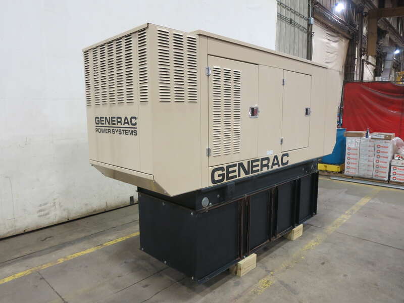Used Generac SD080 Diesel Generator, 802 Hrs, Single Phase