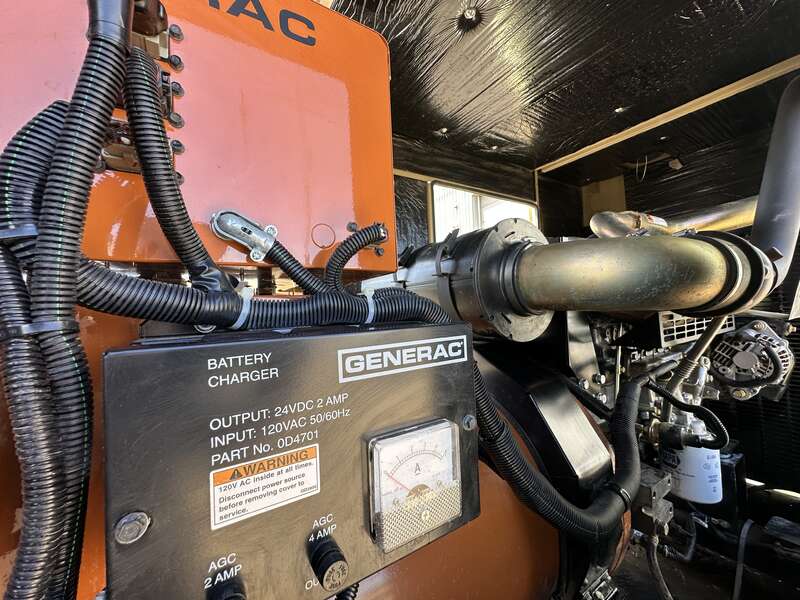 Used Generac SD080 Diesel Generator, 802 Hrs, Single Phase