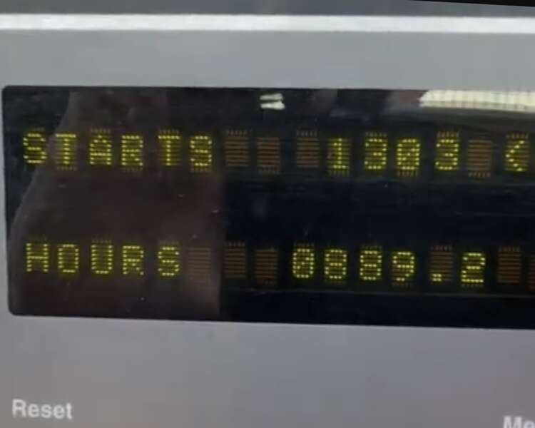 Used Cummins 350DFCC NTA-855-G3 Diesel Generator, 889 Hrs