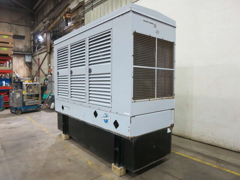 Used Detroit Diesel 250DSE Diesel Generator, 955 Hrs
