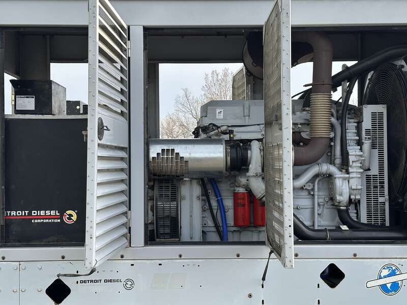 Used Detroit Diesel 250DSE Diesel Generator, 955 Hrs
