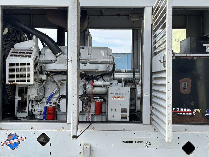 Used Detroit Diesel 250DSE Diesel Generator, 955 Hrs