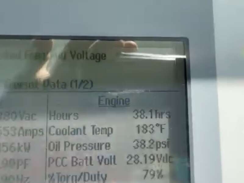 Used Cummins DFEJ QSX15-G9 NR2 Diesel Generator 38 Hrs EPA Tier 2
