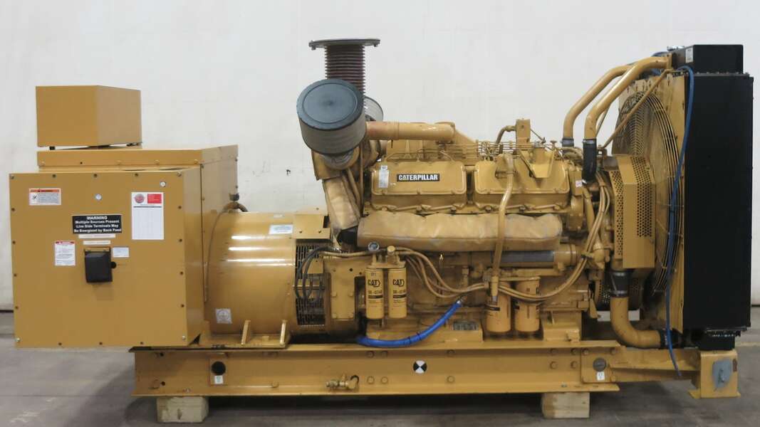 Used Caterpillar 3412 Diesel Generator, 874 Hrs